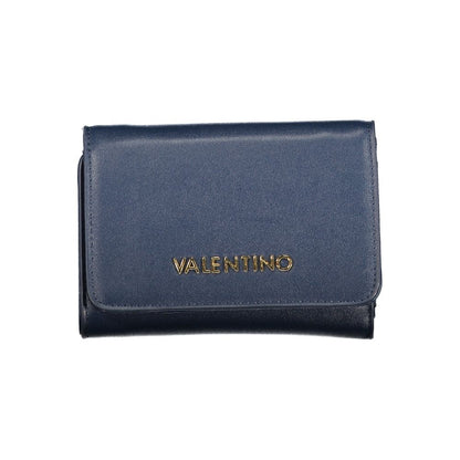 Mario Valentino Blue Polyethylene Wallet