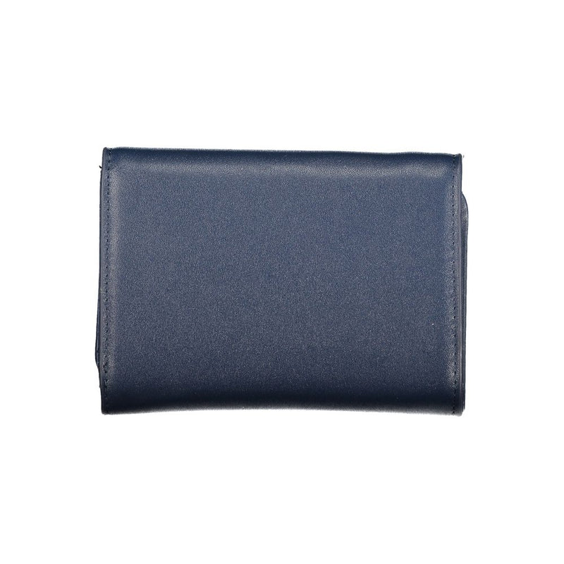 Mario Valentino Blue Polyethylene Wallet - Durable & Chic