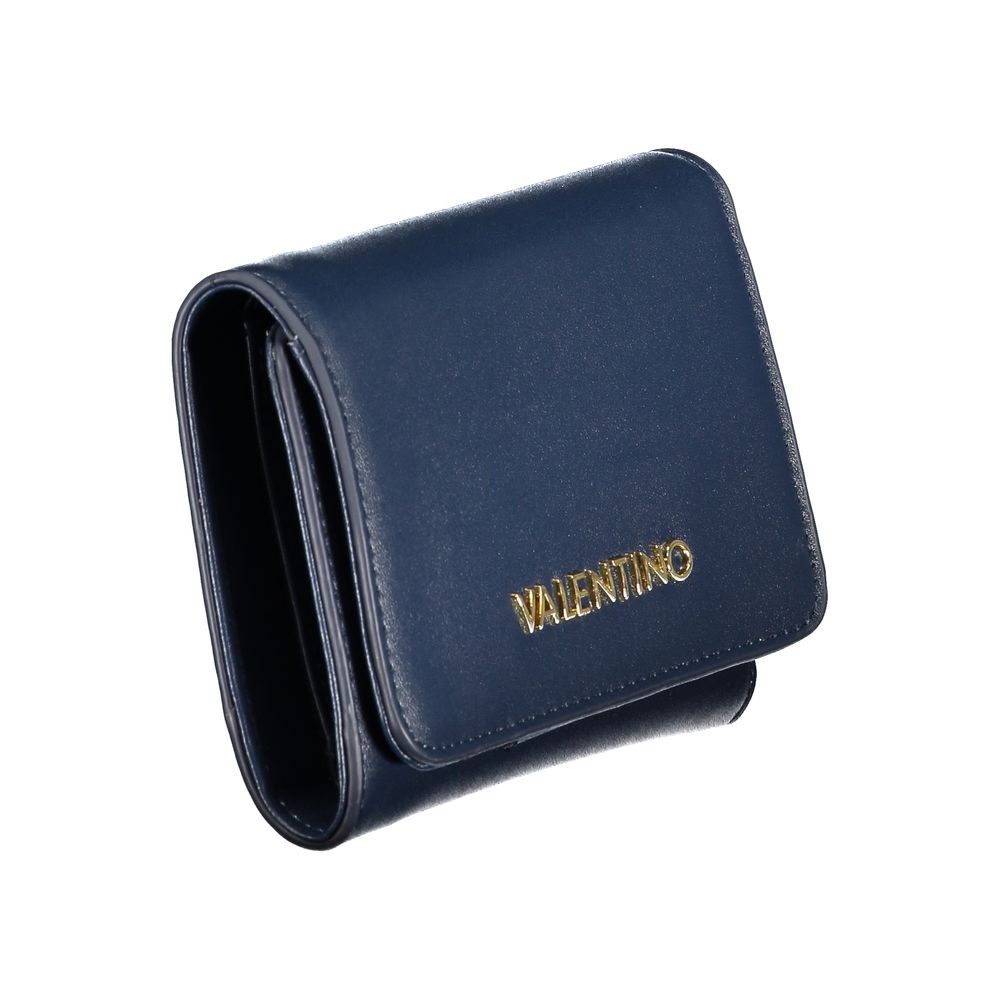 Mario Valentino Blue Polyethylene Wallet - Chic and Practical