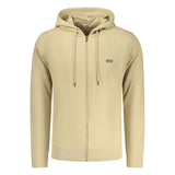 Rifle Beige Cotton Sweatshirt for Men