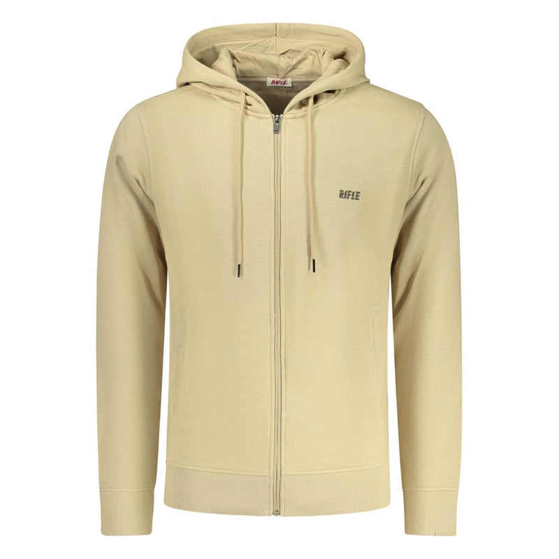Geweerbeige katoenen sweatshirt