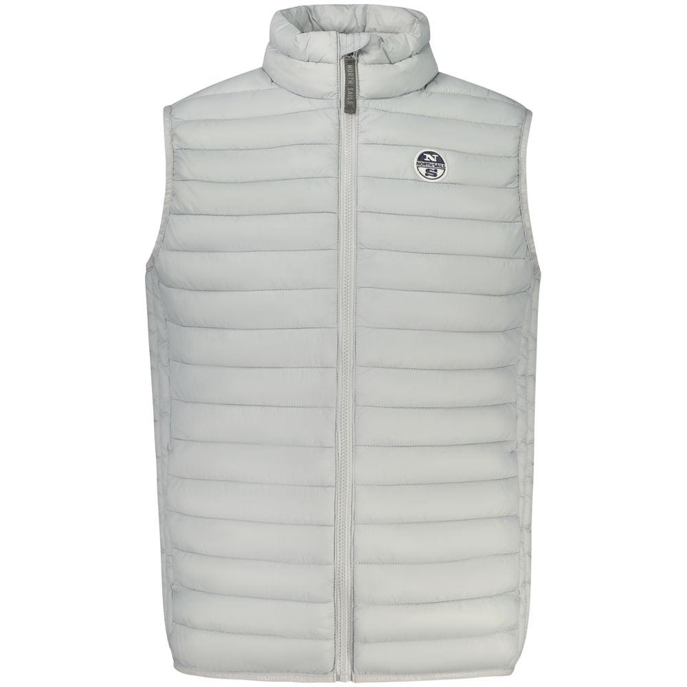 North Sails Gray Polyester Sleeveless Jacket for Men