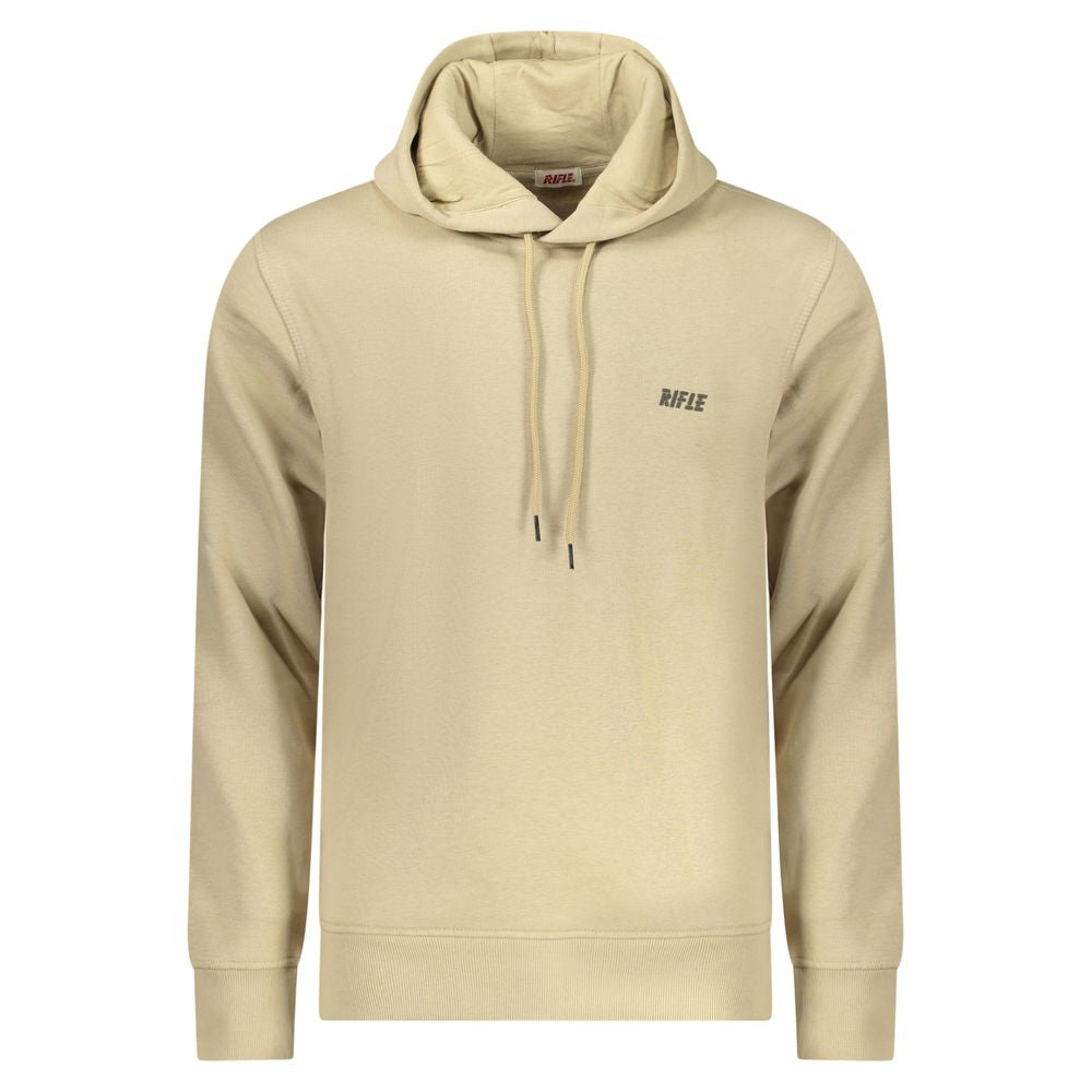 Rifle Beige Cotton Sweatshirt for Men