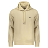 Rifle Beige Cotton Sweatshirt for Men