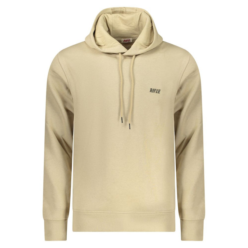 Geweerbeige katoenen sweatshirt