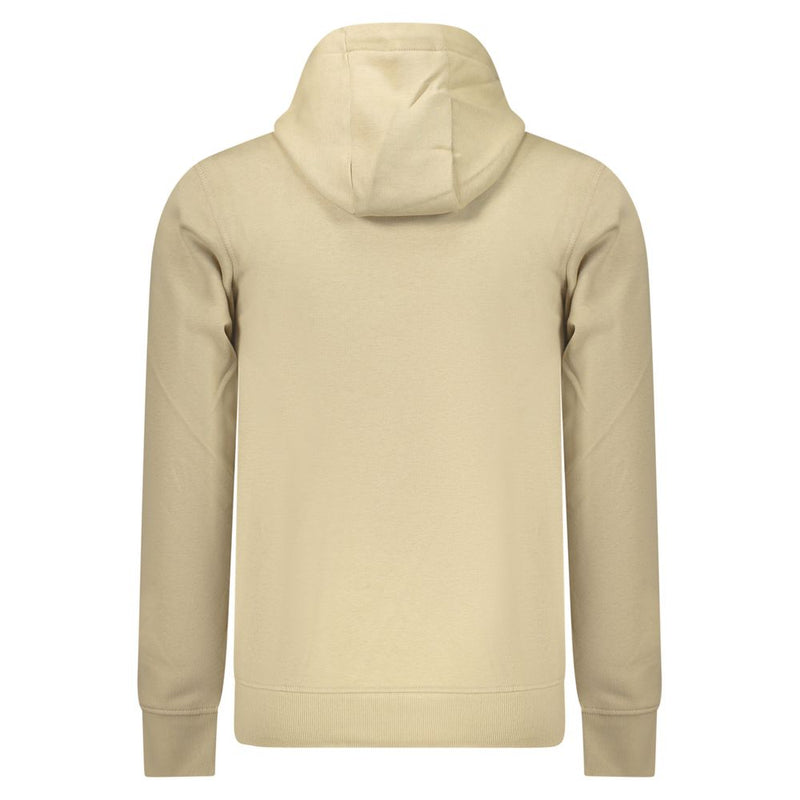 Geweerbeige katoenen sweatshirt