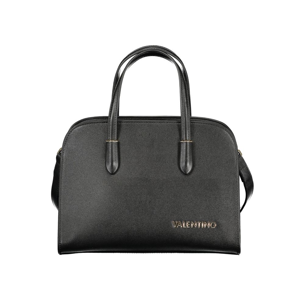 Mario Valentino Black Polyurethane Handbag for Women - Stylish & Versatile