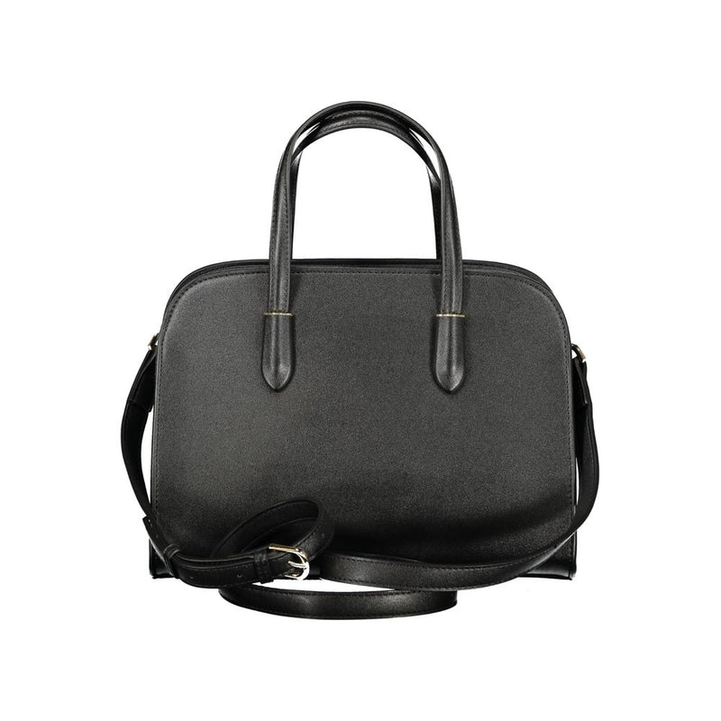 Mario Valentino Black Polyurethane Handbag for Women