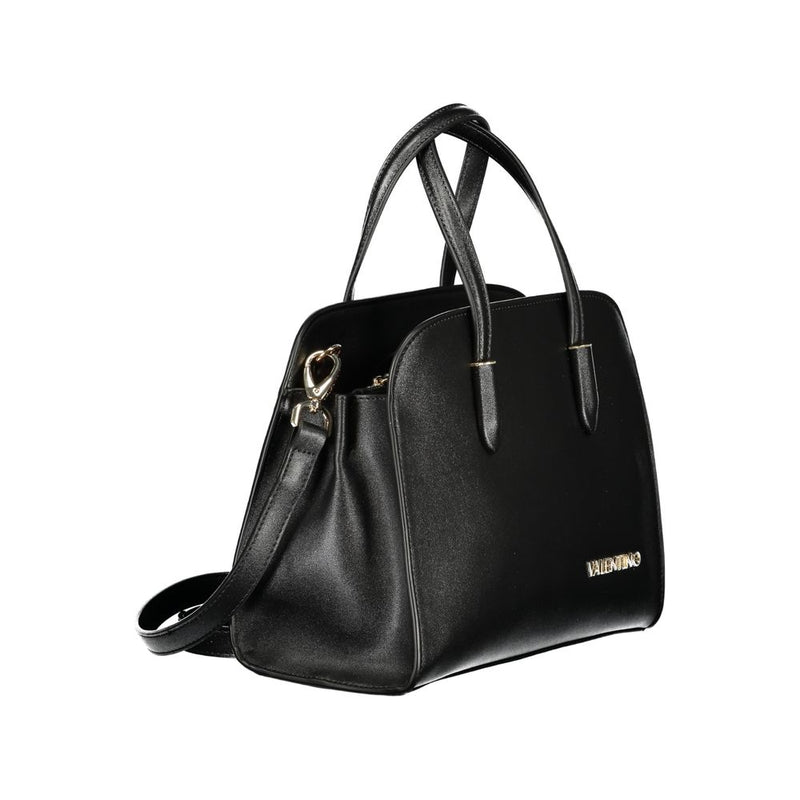 Mario Valentino Black Polyurethane Handbag for Women