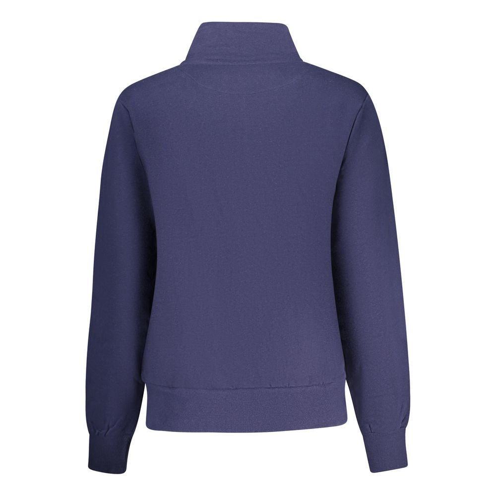 Laura Biagiotti Blue Cotton Women's Sweatshirt - Elegant Casual Wear