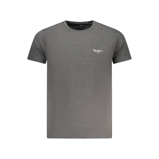 Pepe Jeans Grigio Cotton Men's T-Shirt - Comfortable & Stylish