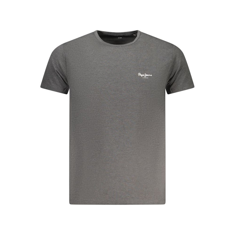 Pepe Jeans Grigio Cotton Men's T-Shirt - Comfortable & Stylish