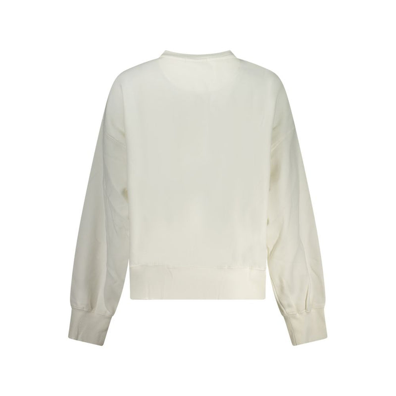 Pepe Jeans Bianco Sweatshirt en Coton pour Femmes