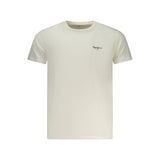 Pepe Jeans Bianco T-Shirt en Coton pour Homme