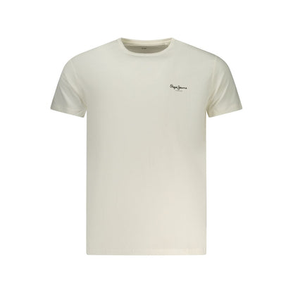 Pepe Jeans Bianco Katoenen Heren T-shirt