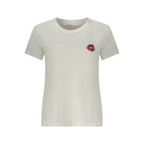Pepe Jeans Bianco Cotton Women T-Shirt - Élégance Décontractée