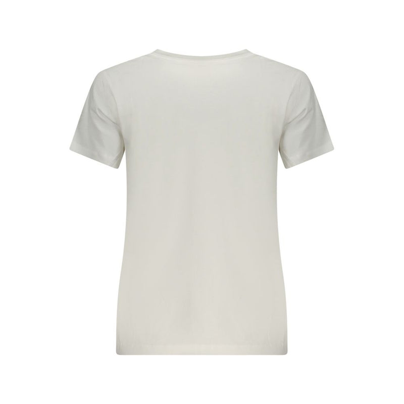 Pepe Jeans Bianco Cotton Women T-Shirt - Élégance Décontractée