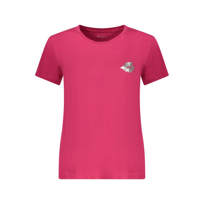Pepe Jeans Red Cotton Women's T-Shirt
