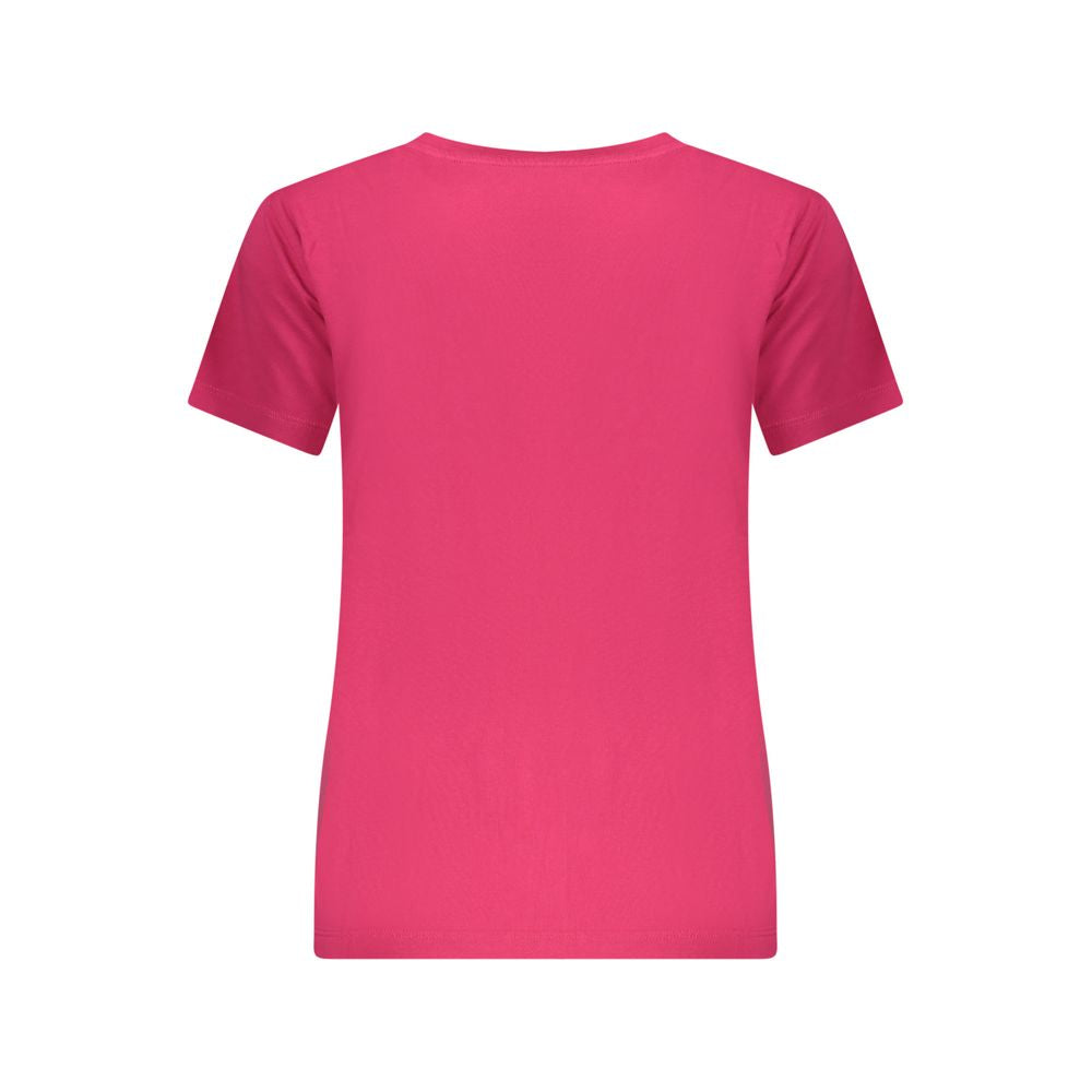 Pepe Jeans Red Cotton Women's T-Shirt - Effortless Chic