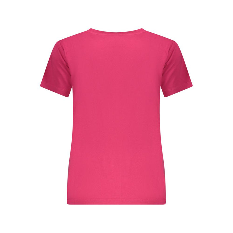 Pepe Jeans Red Cotton Women's T-Shirt - Effortless Chic