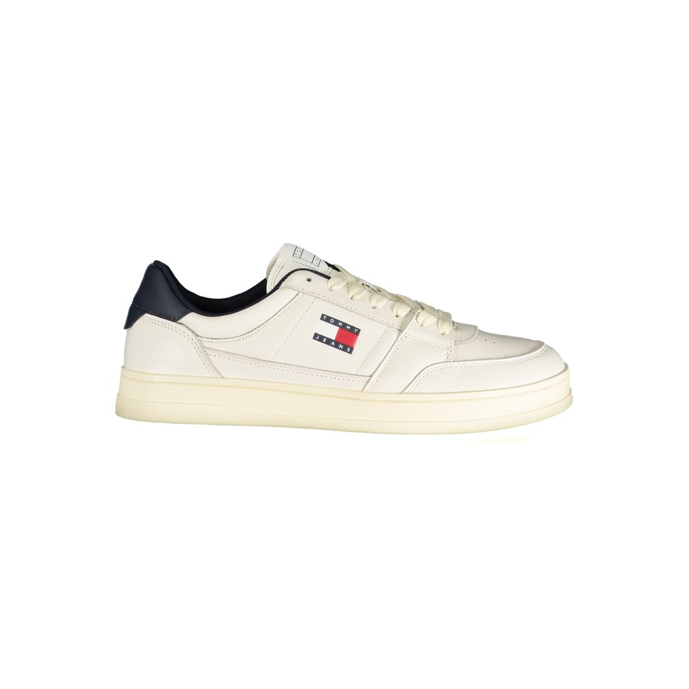Tommy Hilfiger Bianco Leather Men Sneaker - Stylish Comfort