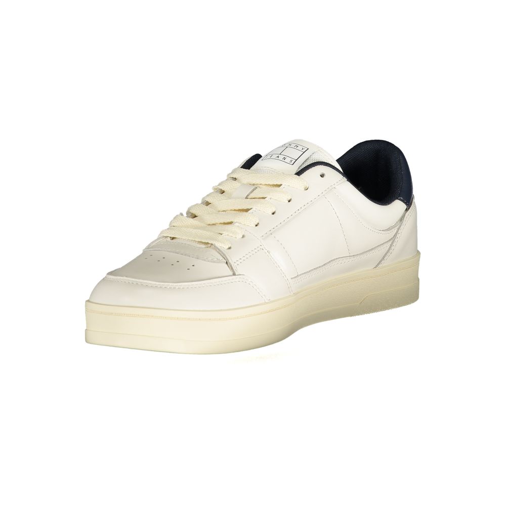 Tommy Hilfiger Bianco Leather Men Sneaker - Stylish Comfort