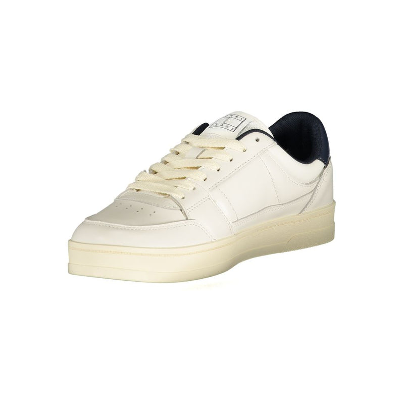 Tommy Hilfiger Bianco Leather Men's Sneakers - Stylish & Comfortable