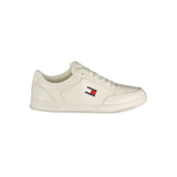 Tommy Hilfiger Bianco Sneakers pour Hommes en Polyuréthane