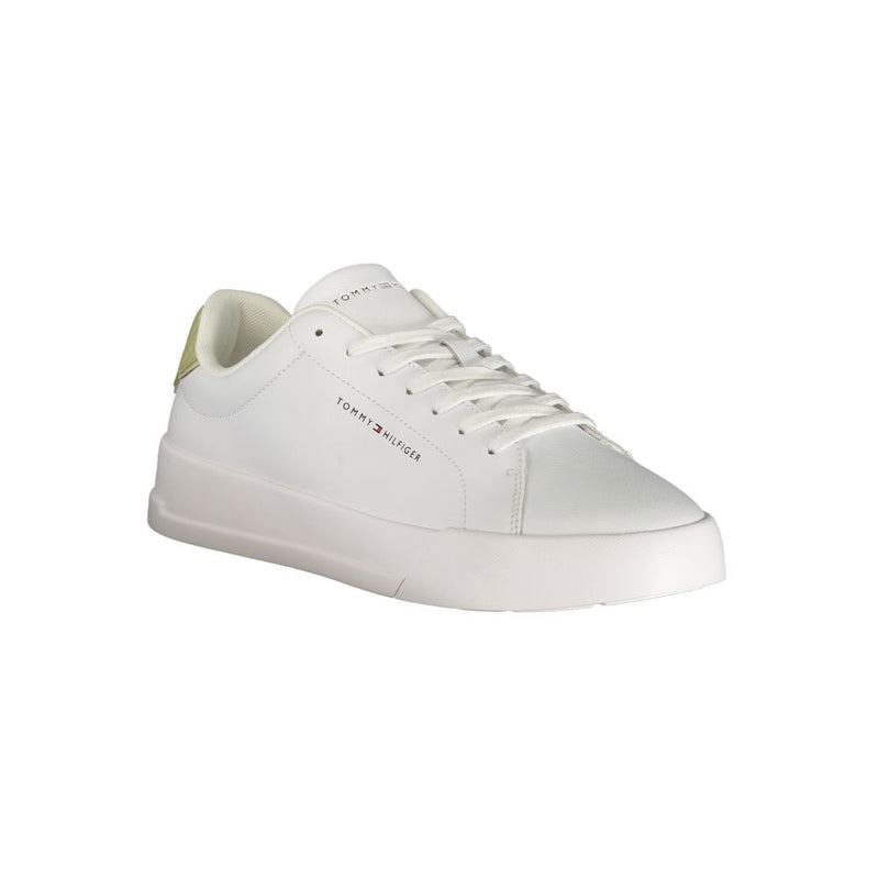 Tommy Hilfiger Bianco Poliuretano Homme Sneaker - Style et Confort