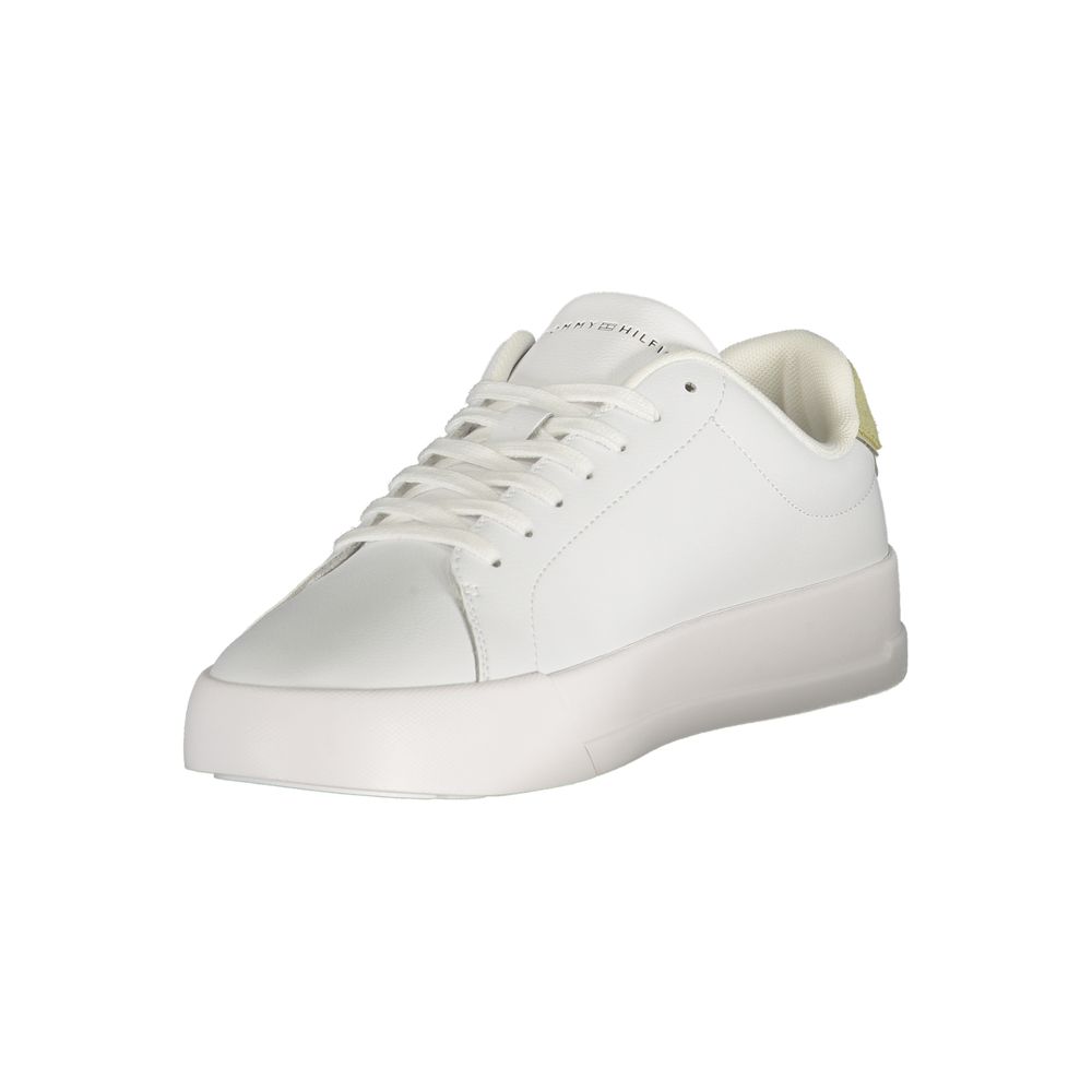 Tommy Hilfiger Bianco Poliuretano Homme Sneaker - Style et Confort