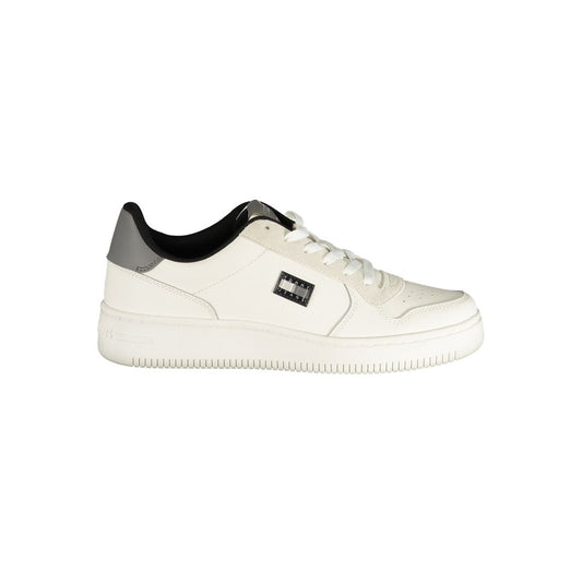 Tommy Hilfiger Bianco Polyurethane Men's Sneakers