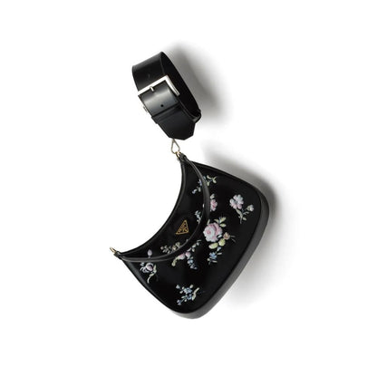 Prada Black Calfskin Shoulder Strap