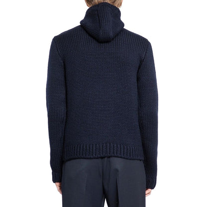 Prada Blue Wool Turtleneck