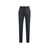 Pantalon habillé Prada en mohair bleu