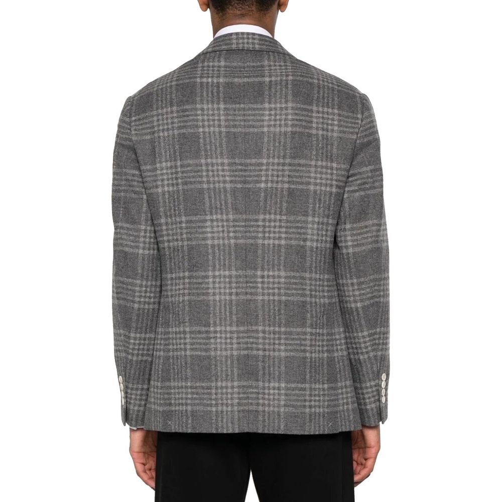 Brunello Cucinelli Gray Cashmere Jacket for Men