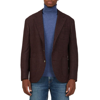 Brunello Cucinelli Veelkleurige Wollen Jas