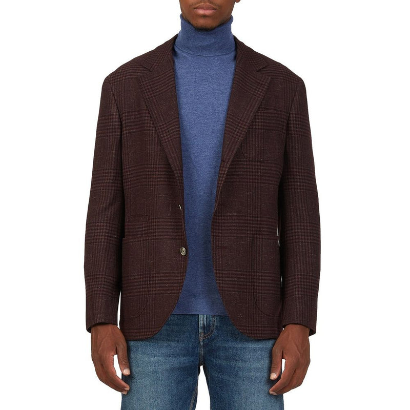 Brunello Cucinelli Veelkleurige Wollen Jas