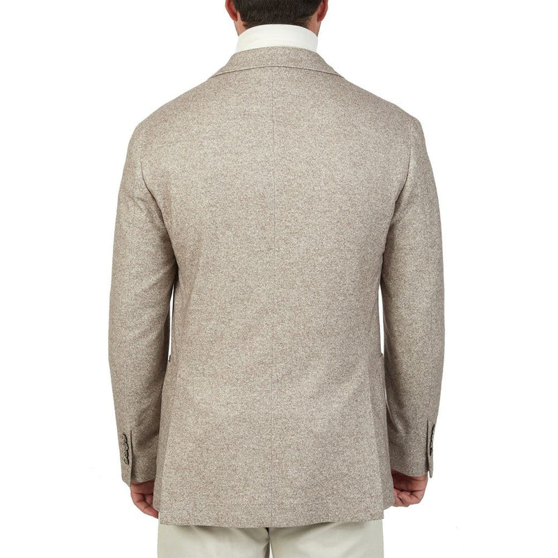 Brunello Cucinelli beige kasjmier jas