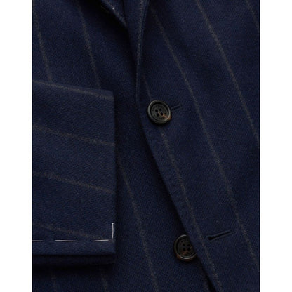 Brunello Cucinelli blauwe blazer van scheerwol