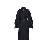 Burberry Black Polyester Coat for Women