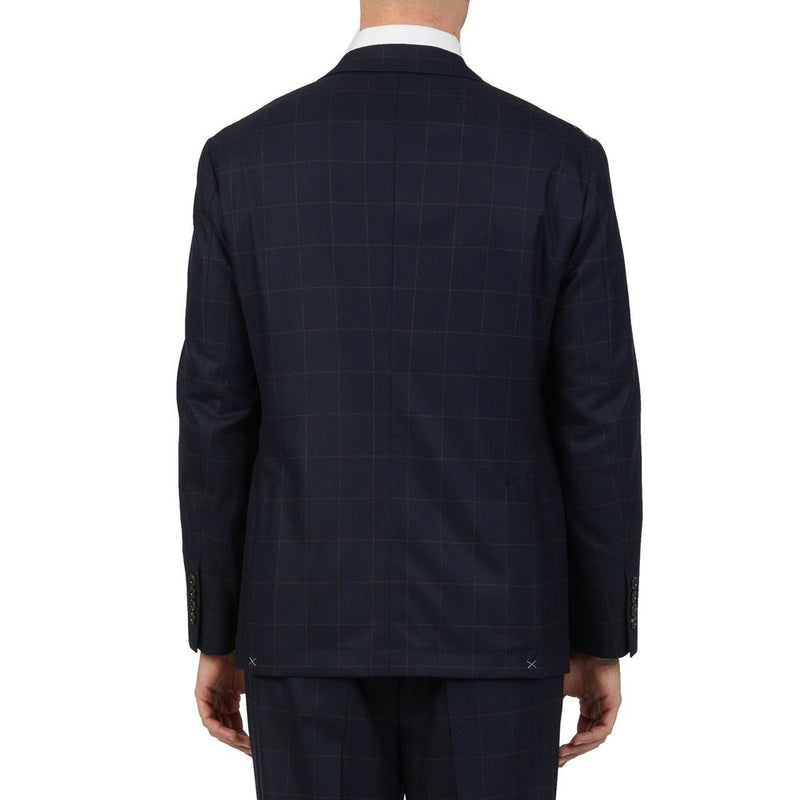 Brunello Cucinelli Blue Wool Two-Piece Suit for Men