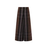 Burberry Brown Cotton Casual Pants for Women - Stylish & Comfortable