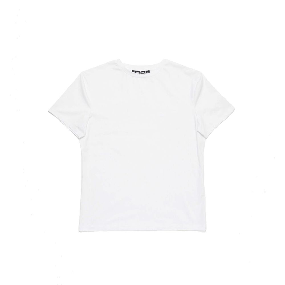 Acne Studios White Cotton T-Shirt for Men