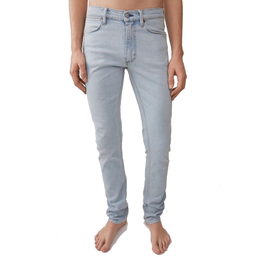 Acne Studios Blue Cotton Skinny Jeans for Men