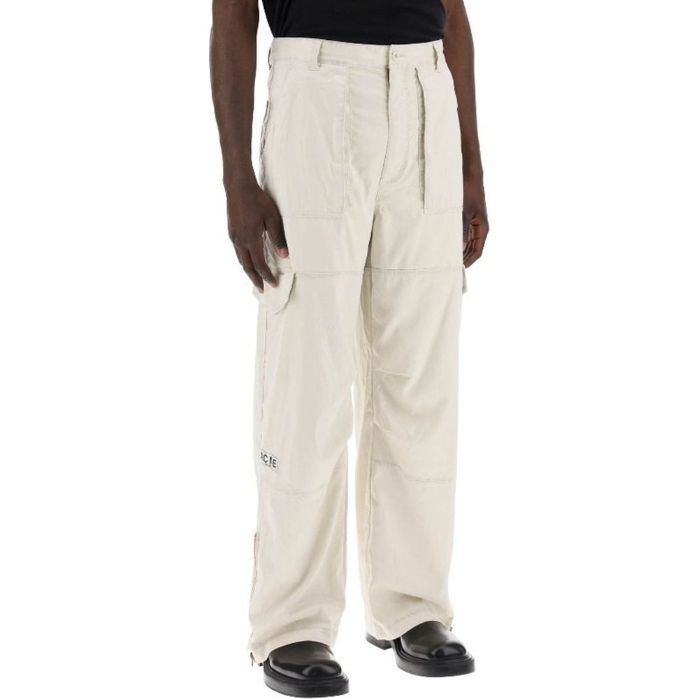 Acne Studios Beige Polyester Cargo Broek