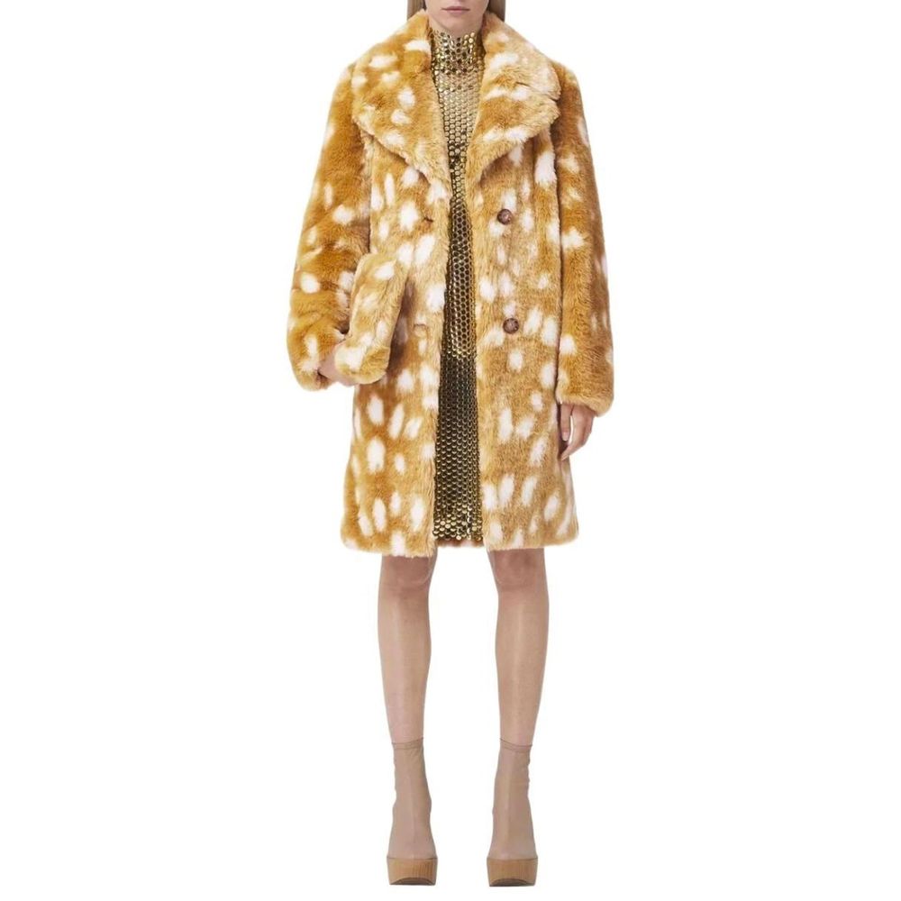 Burberry Beige Lambskin Coat - Luxurious Outerwear for Women