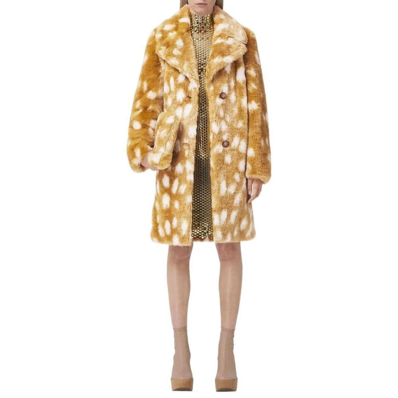 Burberry Beige Lambskin Coat - Luxurious Outerwear for Women