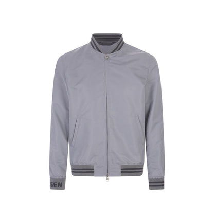 Alexander McQueen Grijze Polyester Bomber