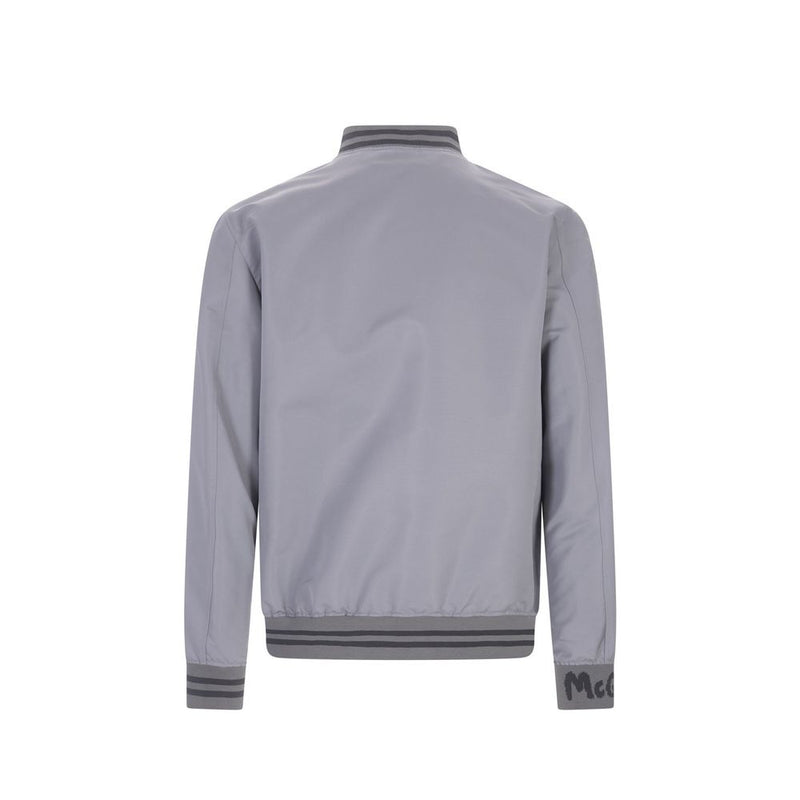 Alexander McQueen Grijze Polyester Bomber