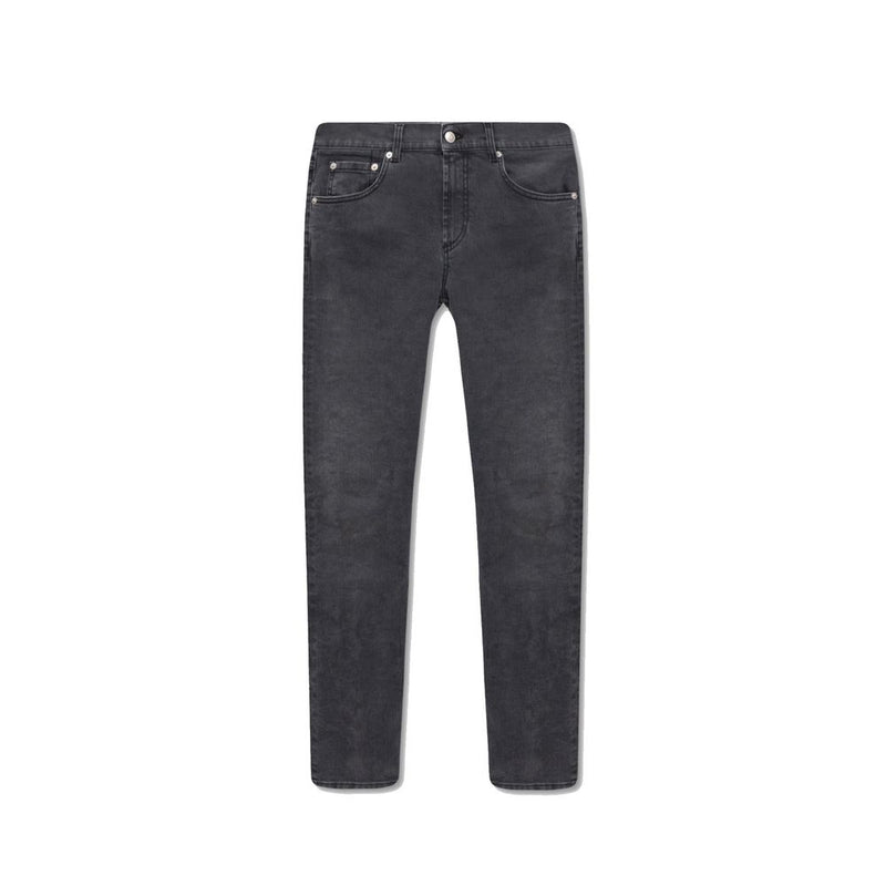 Alexander McQueen Black Cotton Skinny Jeans for Men